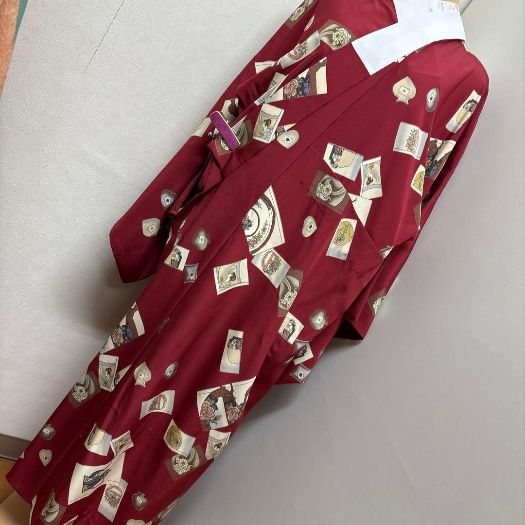 正絹 長襦袢 アール・ヌーヴォー