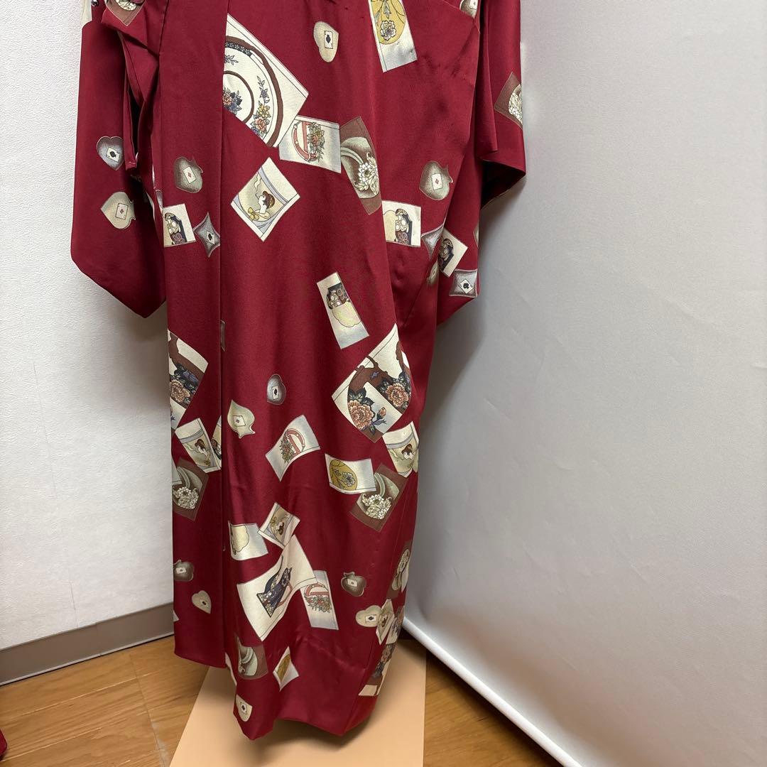 正絹 長襦袢 アール・ヌーヴォー