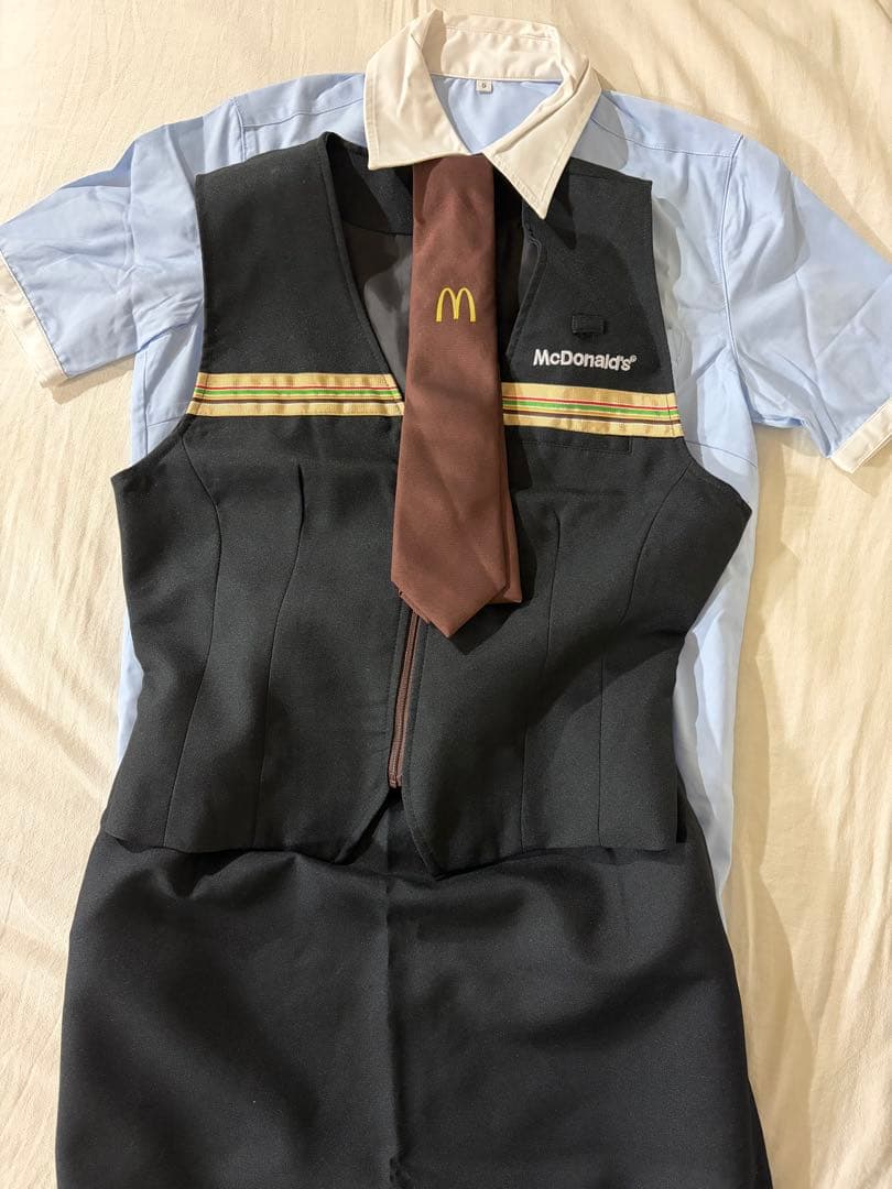 新品　マクドナルド　マック　マネージャー　旧制服　5号　7号