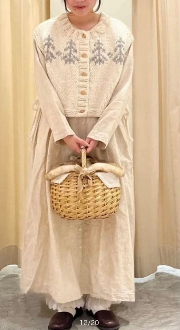 SM2＊TSUHARU＊ペルー＊ニット前後着ジャガードニットベスト＊