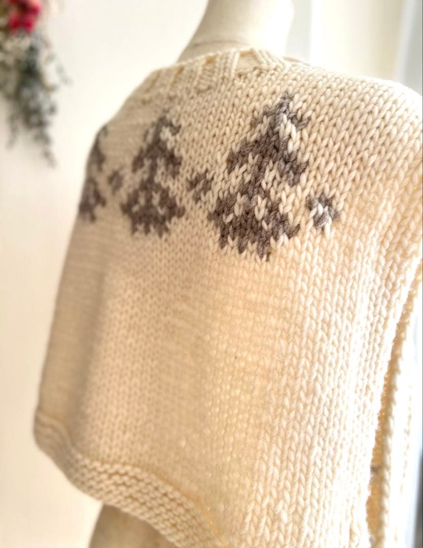 SM2＊TSUHARU＊ペルー＊ニット前後着ジャガードニットベスト＊