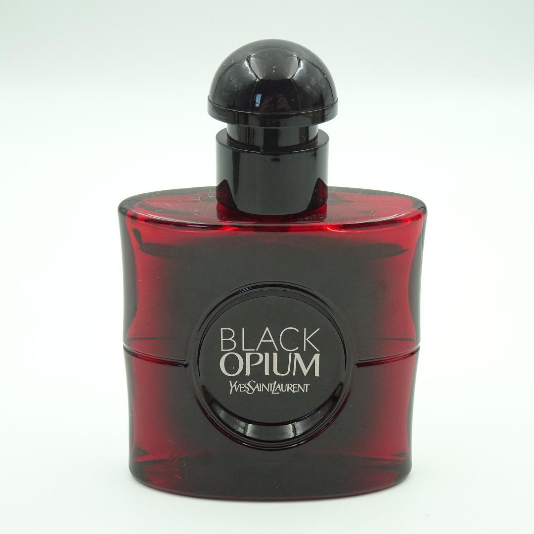 まるイヴ・サンローラン　ブラック　OP　オーデパルファム　オーバーレッド
