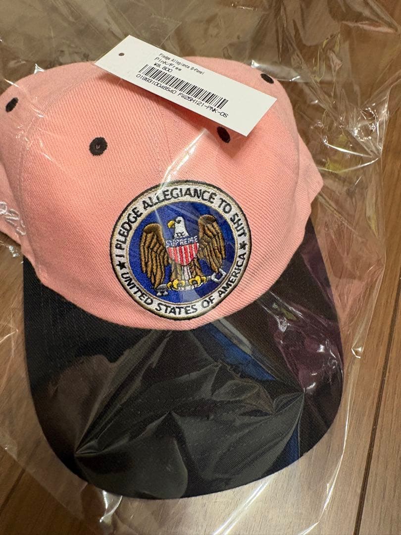 帽子 Supreme Pledge Allegiance 6-Panel pink