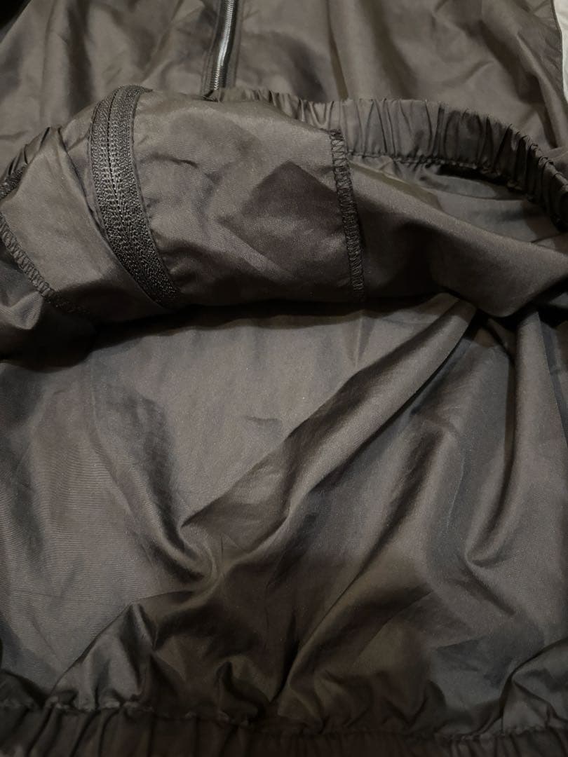 む*け様 レアヴィンテージRAIDERS薄手ナイロンウォームアップジャケットシュ