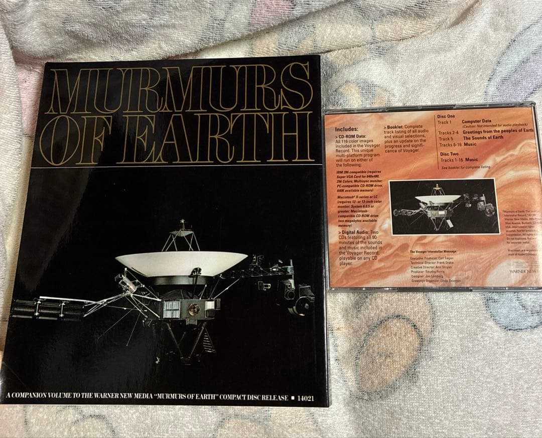 MURMURS OF EARTH CARL SAGAN 英語版 CD 計2点