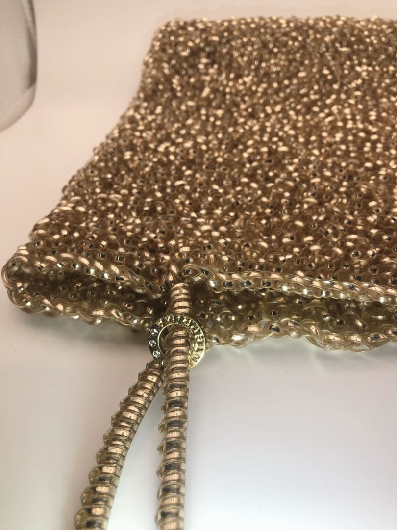 アンテプリマ ワイヤーバッグ　シャンパンゴールド シルバー　ハンドバッグ