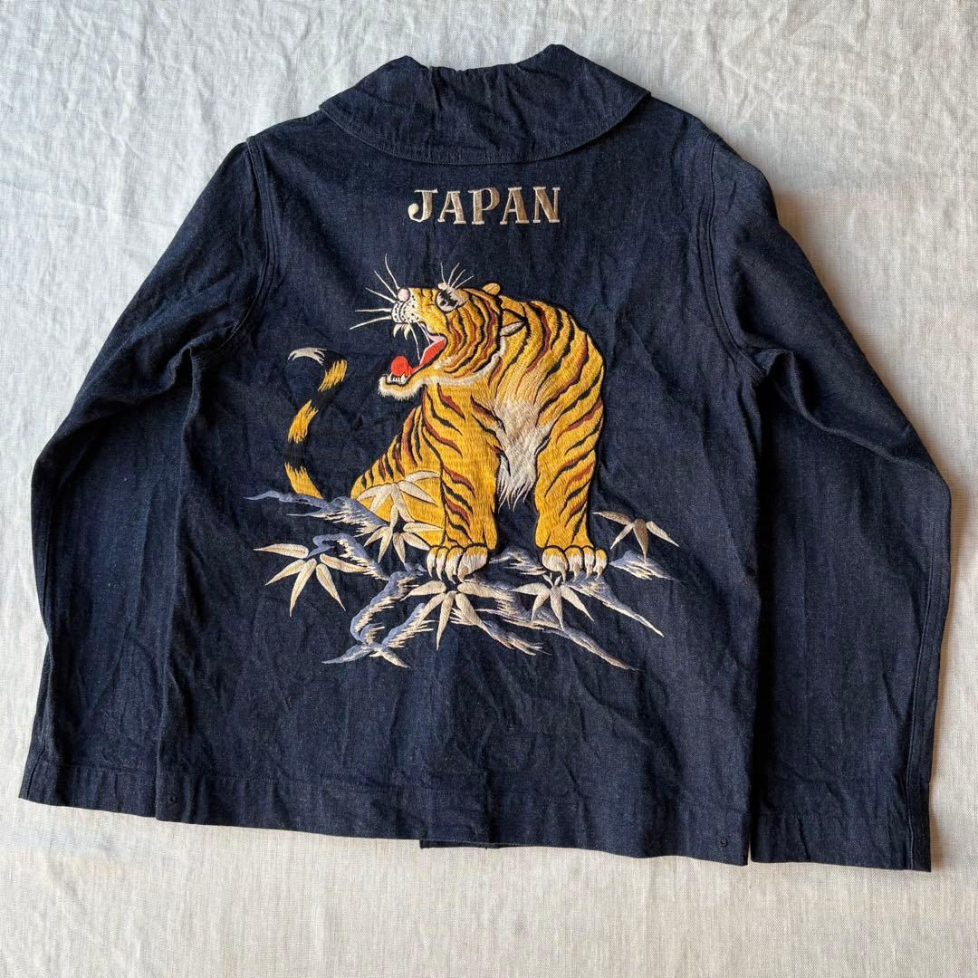 BEAMSBOY×TAILORTOYO スカ刺繍 カバーオールデニムジャケット