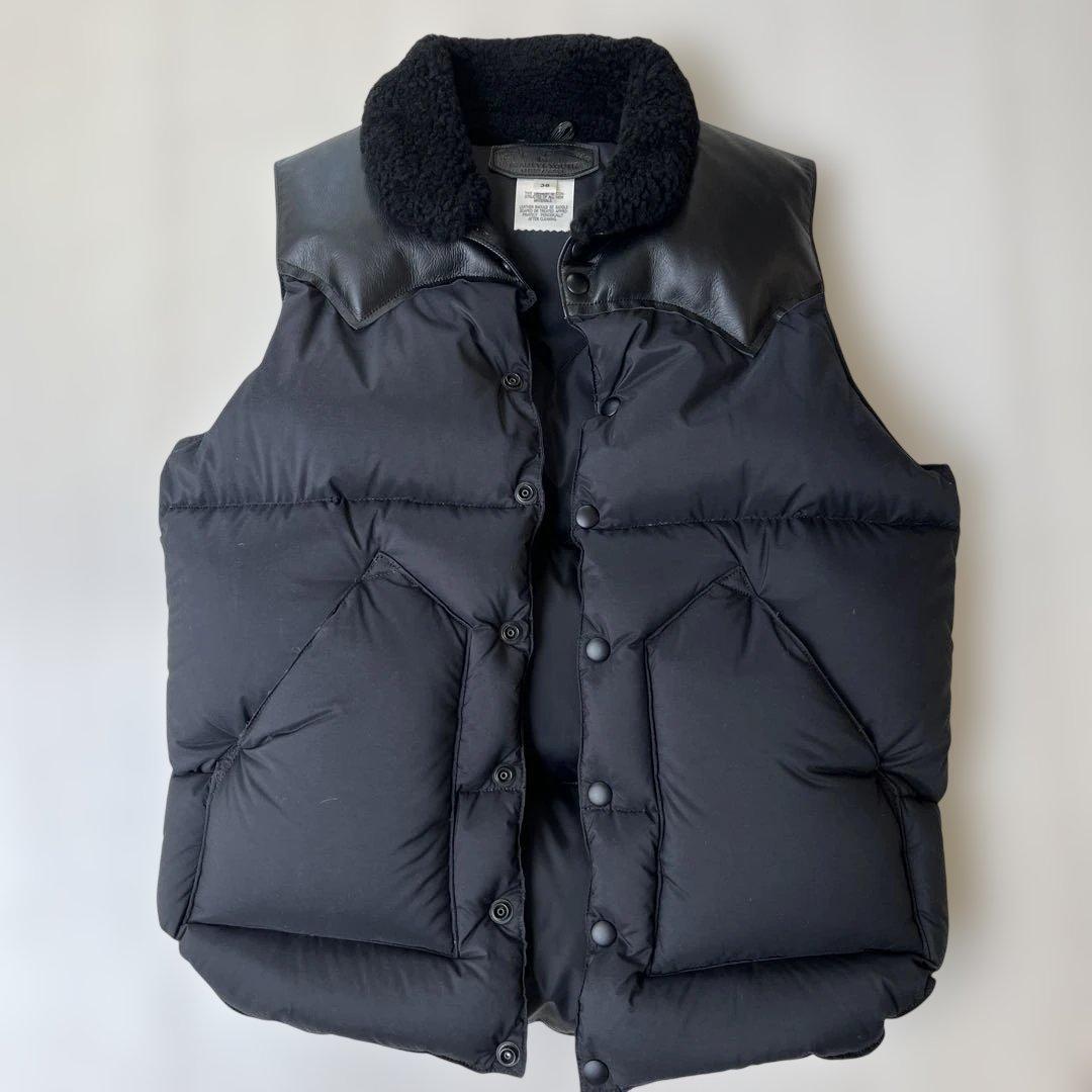 ロッキーマウンテン　 ダウンベスト ブラック 38サイズ