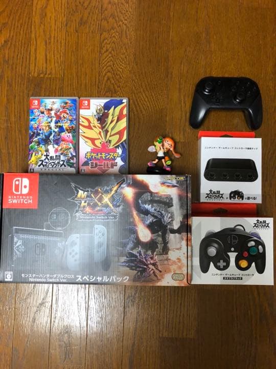 Nintendo switch MHXX スマブラ ポケモンシールド プロコン