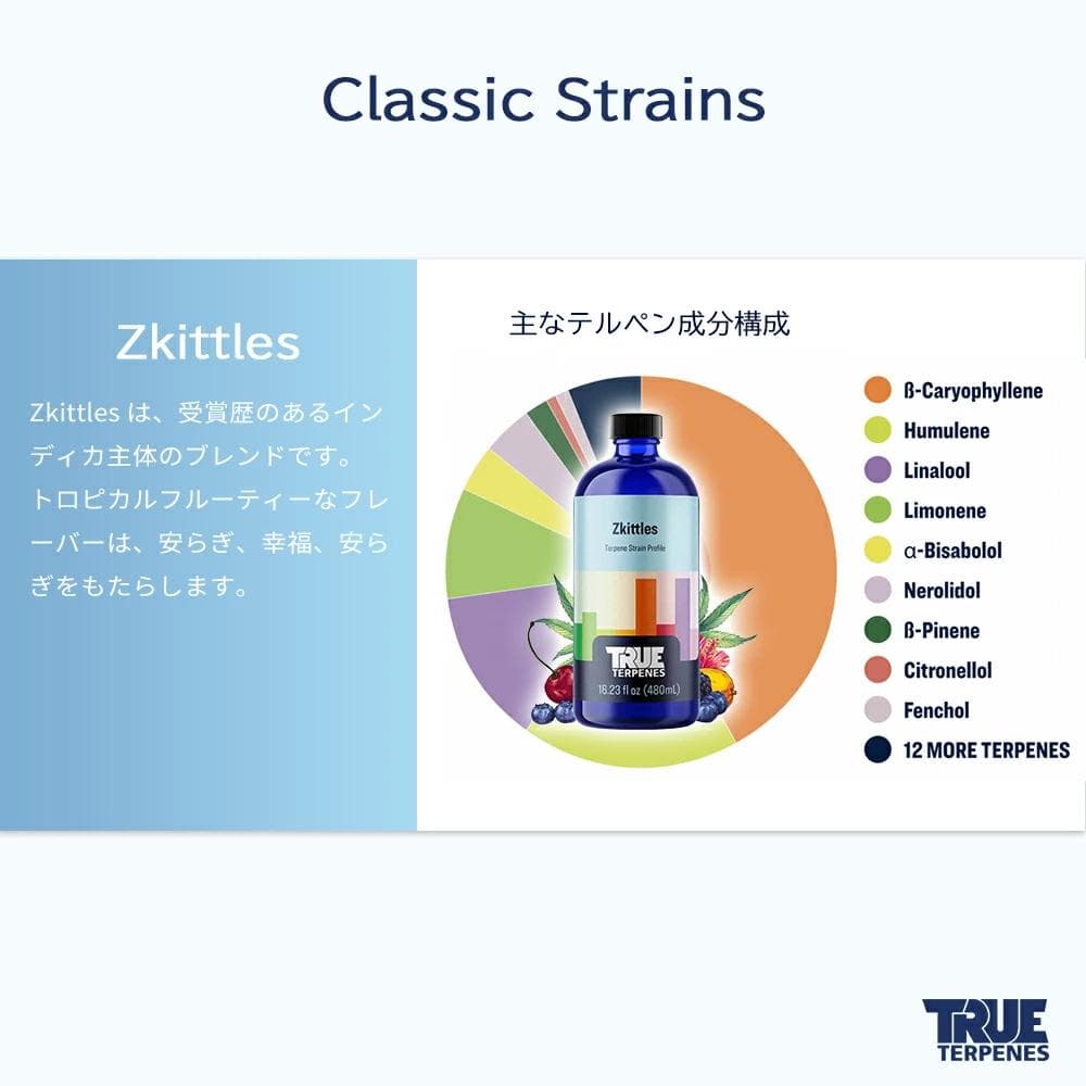 TRUE テルペン アトマイザー CBD CBN CBG 10ml ズキットルズ