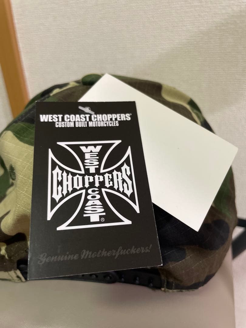 ウエストコーストチョッパーズ カモフラージュキャップ 未使用 在庫ラスト