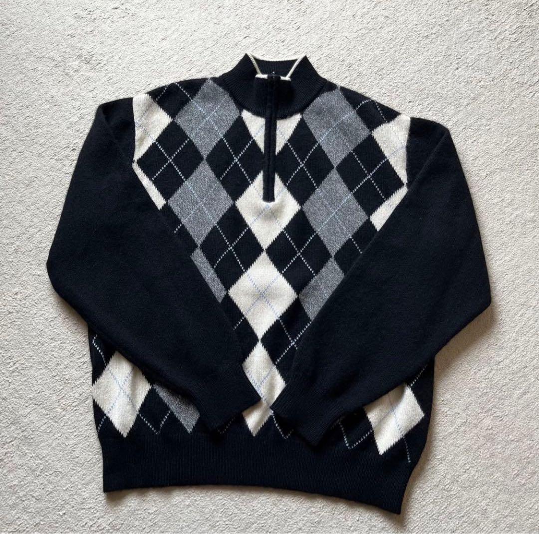 本間ゴルフ　BERES カシミヤ100%セーター　メンズLL