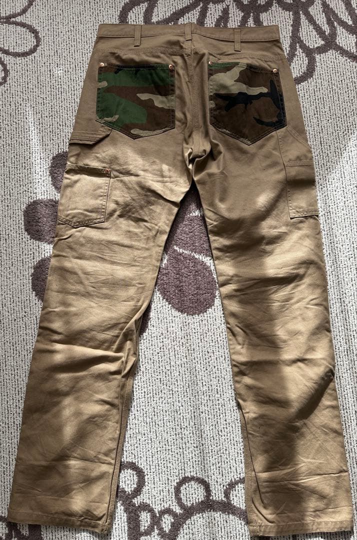 児島ジーンズ ダブルニー ダック ペインター パンツ