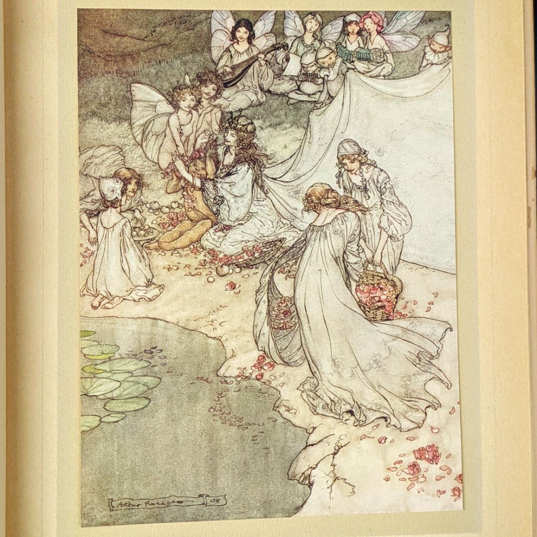希少な初版 アーサー・ラッカム挿画『真夏の夜の夢』1908年 イラスト40枚総揃