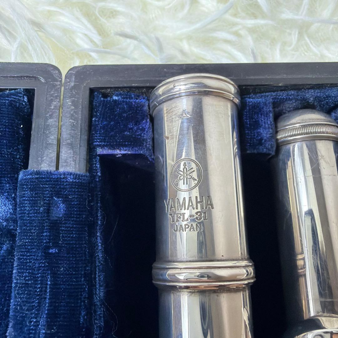 YAMAHA フルート YFL-31 頭部管銀製 Eメカ付き　ハードケース