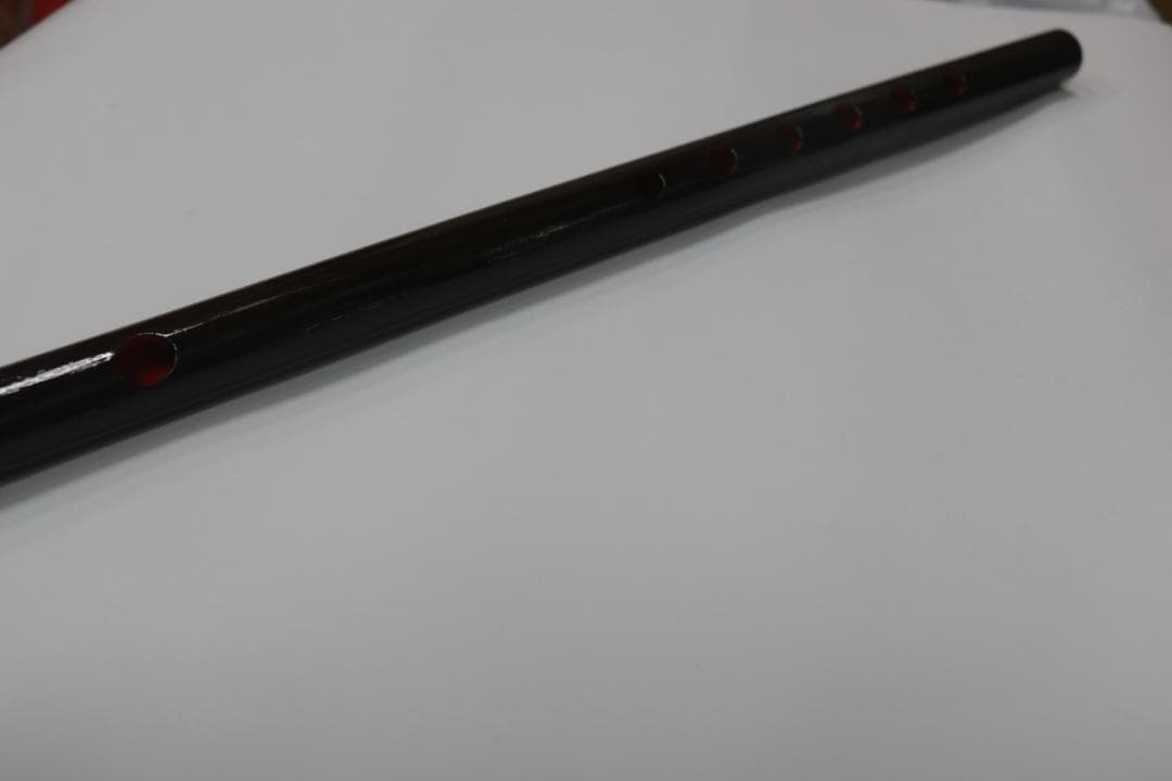 琉球横笛　竹製（B調）基本の音の高さになります。手工品　新品未使用