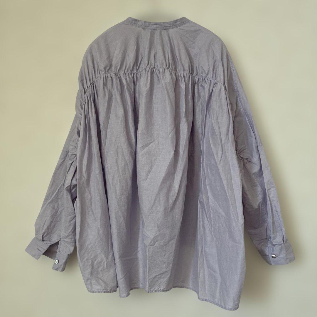 なっとうまきまき 美品mizuiroind バックギャザー シャツ バンド