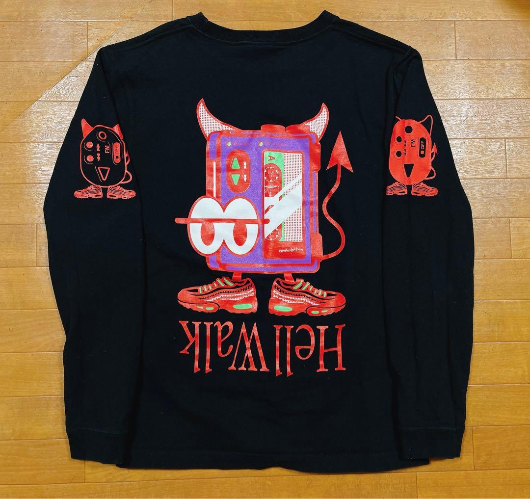 テークエム 梅田サイファー ロンT Mサイズ hell walk ブラック