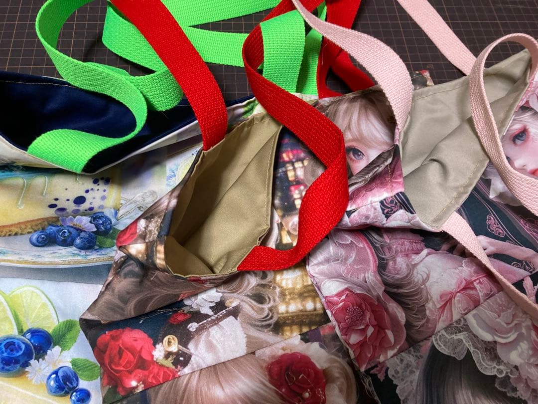 ハンドメイド　トートバッグ