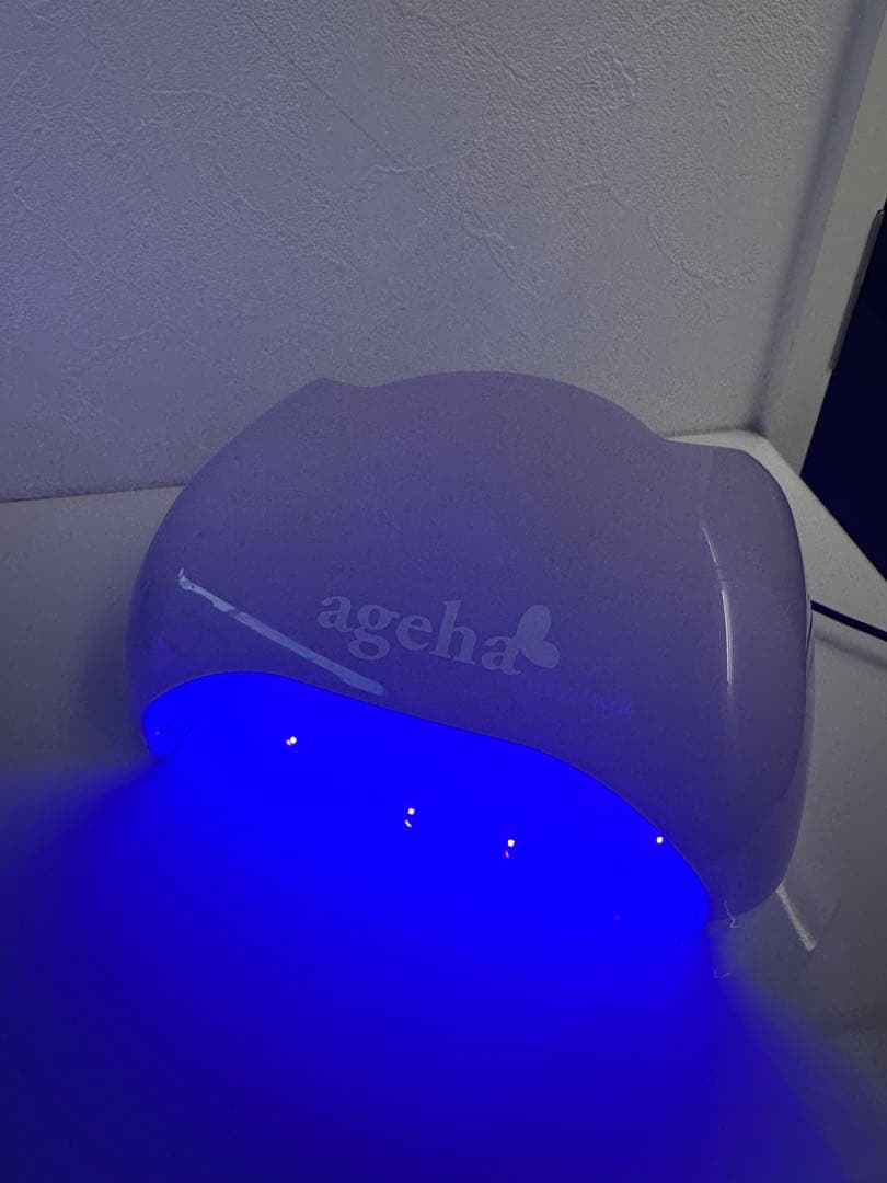 ageha LEDネイルライト 紫