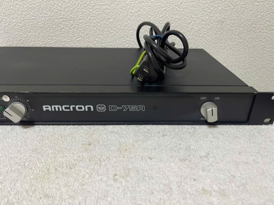 アンプ #016 AMCRON D-75A