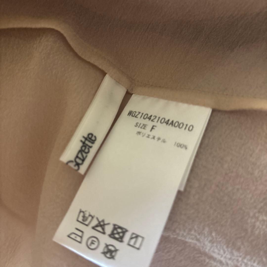 Whim Gazette ウィムガゼット 今季オーガンジーブラウス★新品★