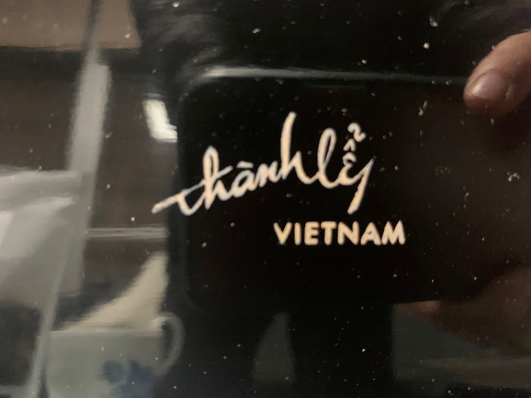 葉巻入れ　工芸品　貝殻　ベトナム