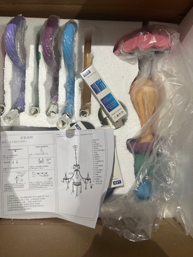 S*☆様 LED電球付きK9 クリスタル 装飾照明 現代ヨーロピアンLEDシャン