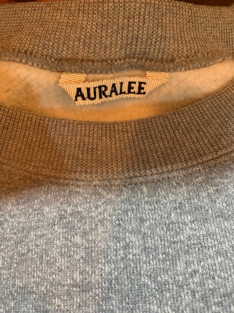 トップス AURALEE SMOOTH SOFT BD SWEAT P/O