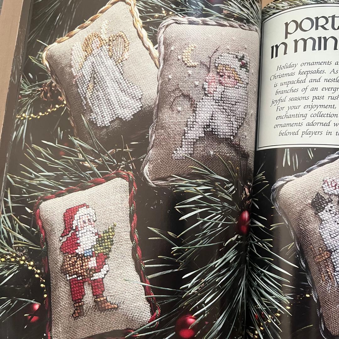 【匿名配送】激レア♡古書♡洋書♡ クリスマス刺繍♡クロスステッチ♡