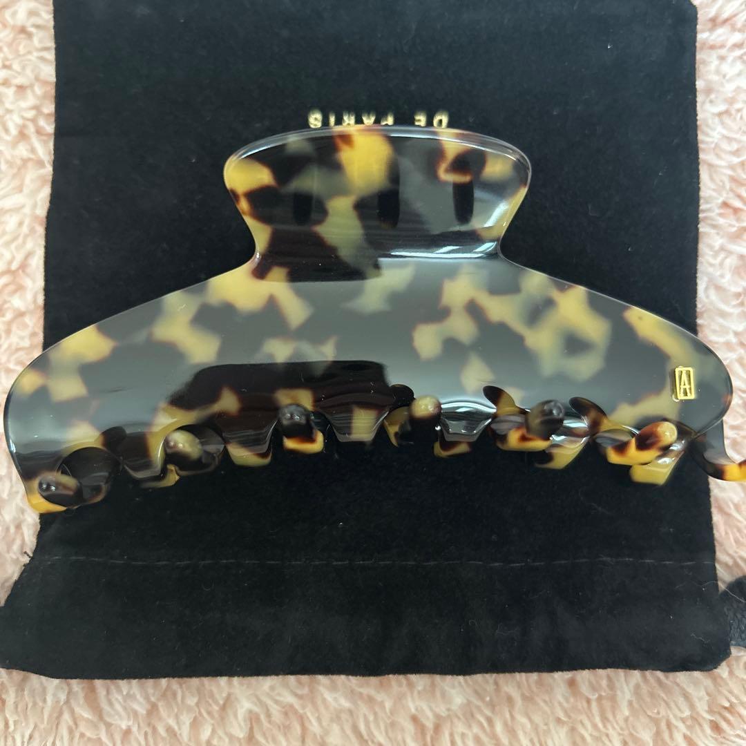 新品　L べっ甲 ALEXANDRE DE PARIS ヘアクリップ　アレク