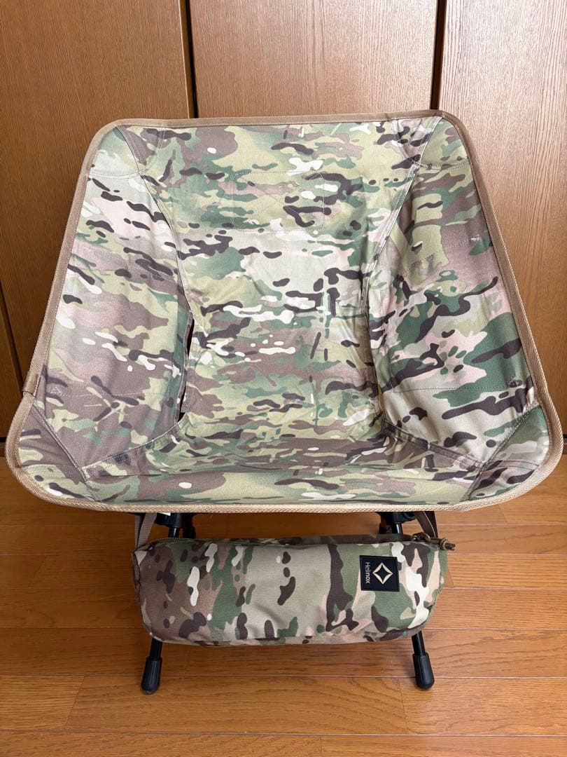 凛　ヘリノックス　タクティカルチェア　マルチカモ
