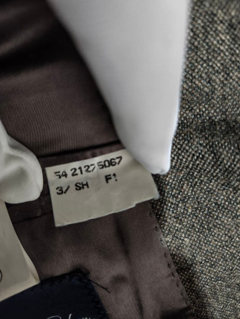 美品 ブルックスブラザーズ ツイードウール テーラードジャケット ブラウン