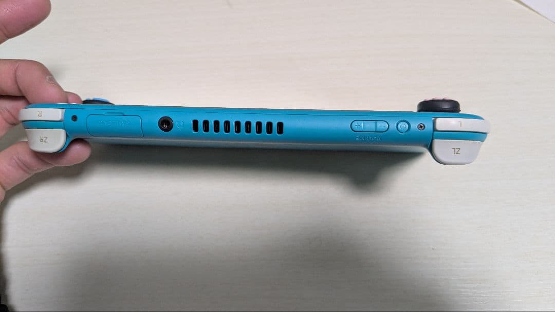 Nintendo Switch Lite ターコイズ 猫の足跡デザイン