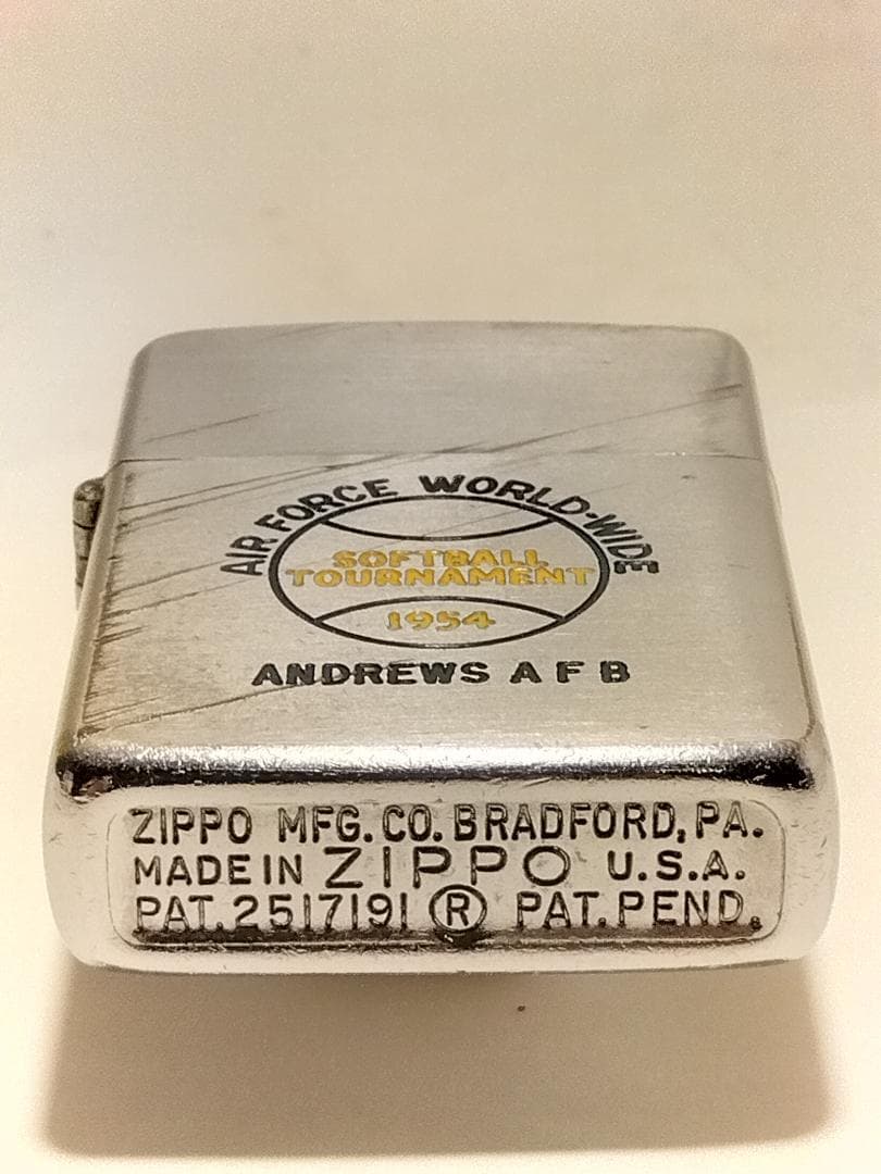 ZIPPO　ヴィンテージ　５４〜５５年　フルスタ　空軍物　インナーユニット正規品