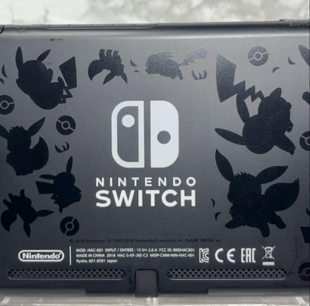 ◆Switch本体(液晶部分)のみ ◆ポケモン ピカチュウ・イーブイ モデル