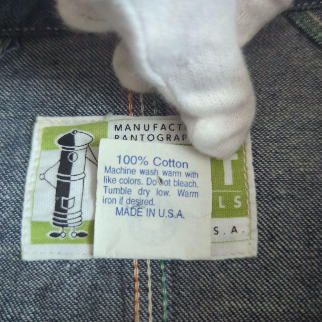 POST OVERALLS カバーオール S ポストオーバーオールズ デニム