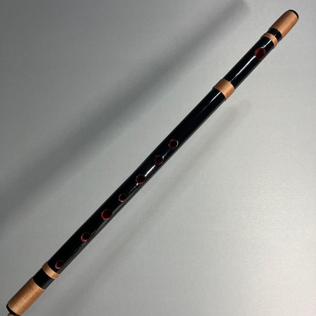 【篠笛六本調子　B♭管】唄物　ドレミ調　天地糸巻 　西洋音階CMR6-144