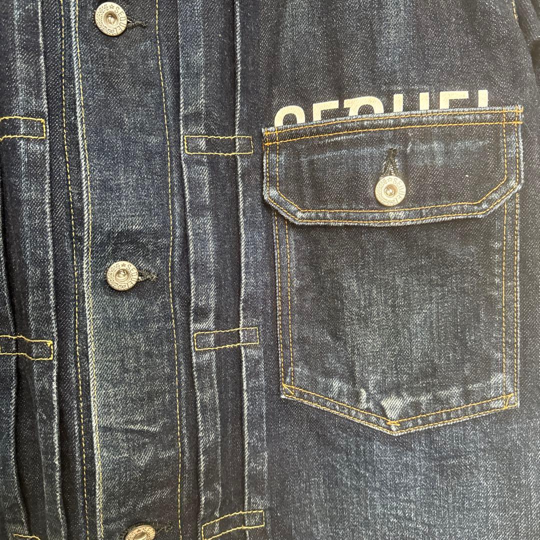 シークエル × フラグメント　デニムジャケット L