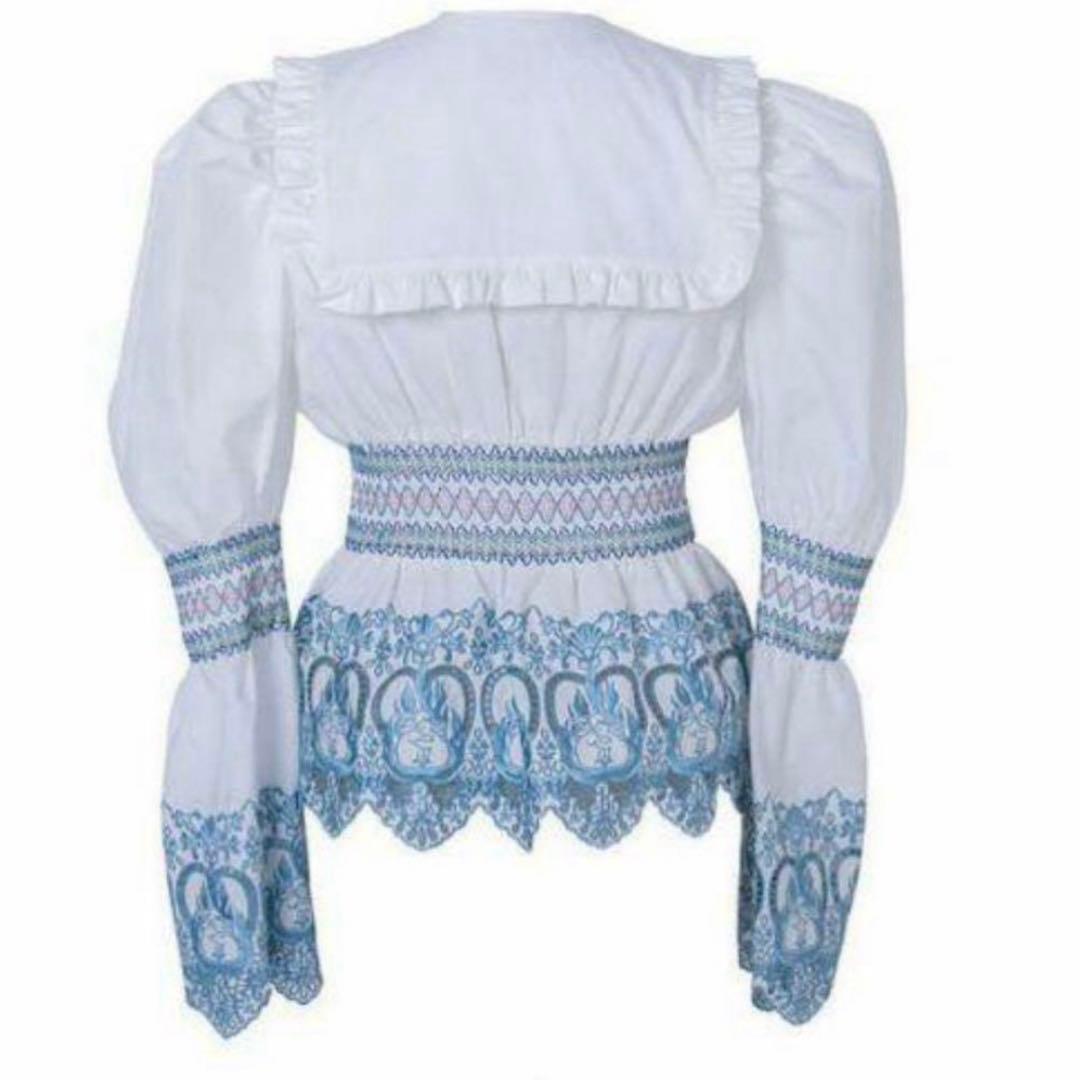 トップス rurumu: 21AW burn the rabbit lace BL