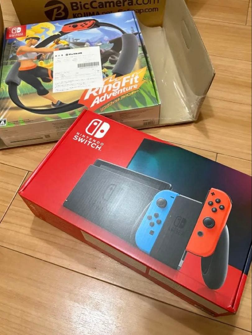 【値下】新品Nintendo Switch 本体 ＋リングフィットアドベンチャー