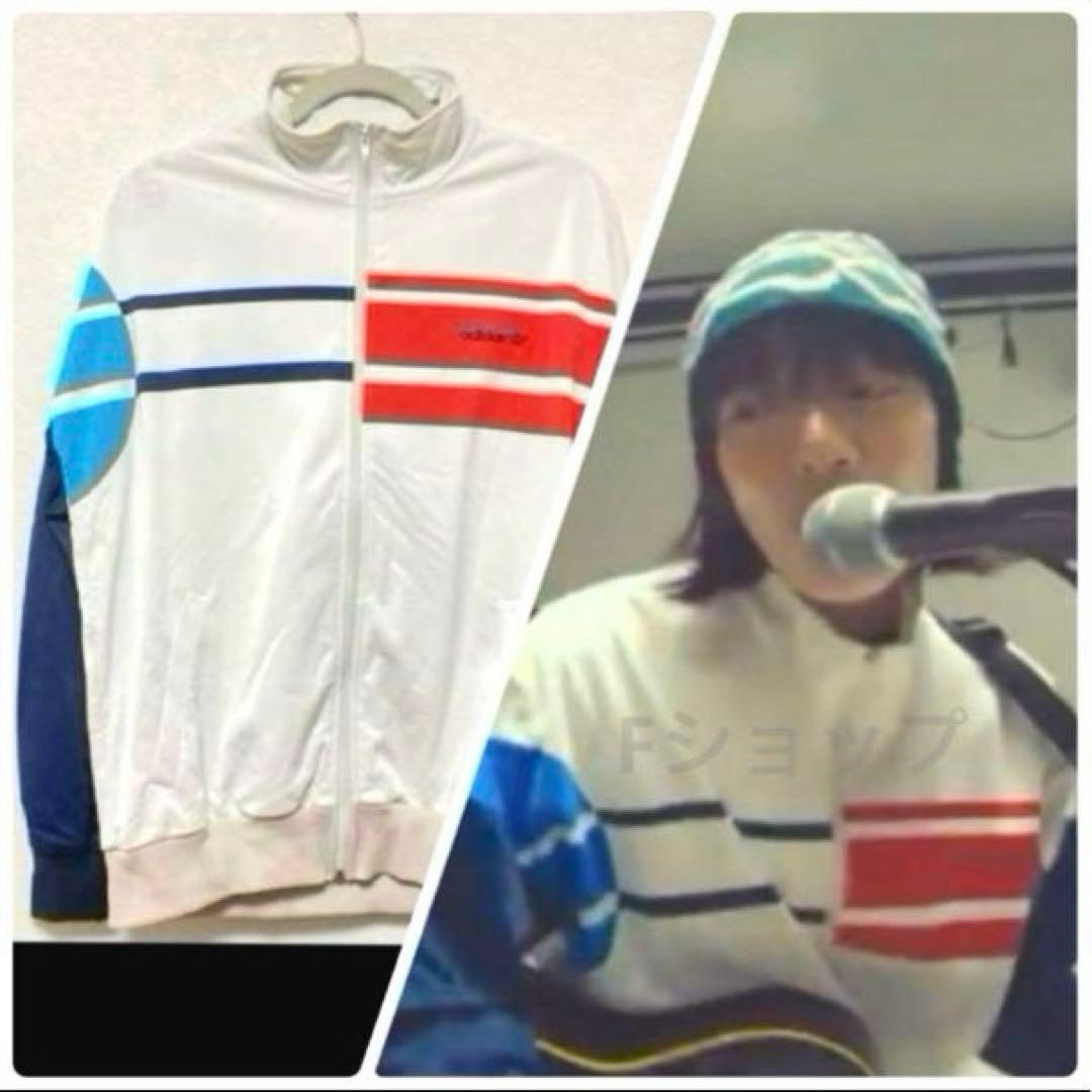 希少ビンテージ【あいみょん着用】‼️adidasトラックジャケット ジャージXL白