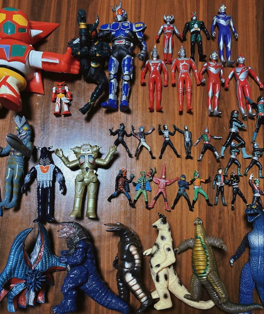 特撮ソフビまとめ売り/ウルトラマン・仮面ライダー等