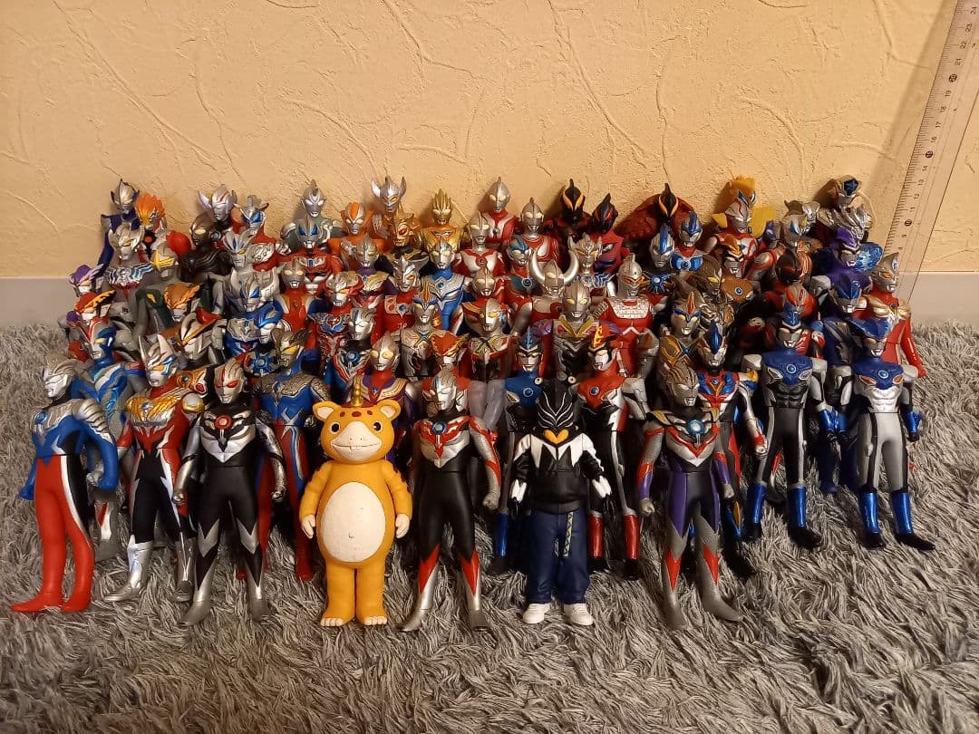 希少品ありウルトラマンフィギュアソフビ141体セット