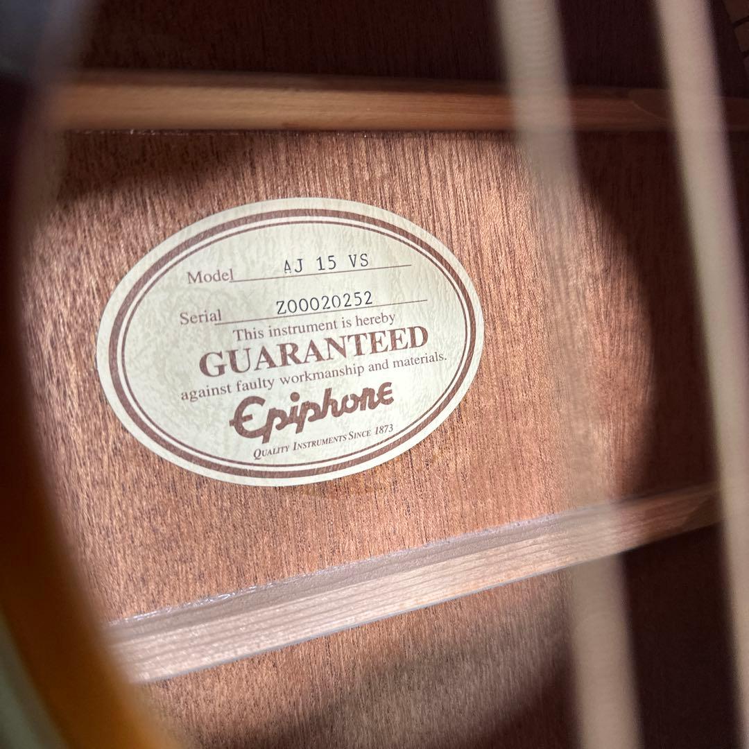 エピフォンAJ-15VS ギブソンJ45系 アコースティックギター ※r2※