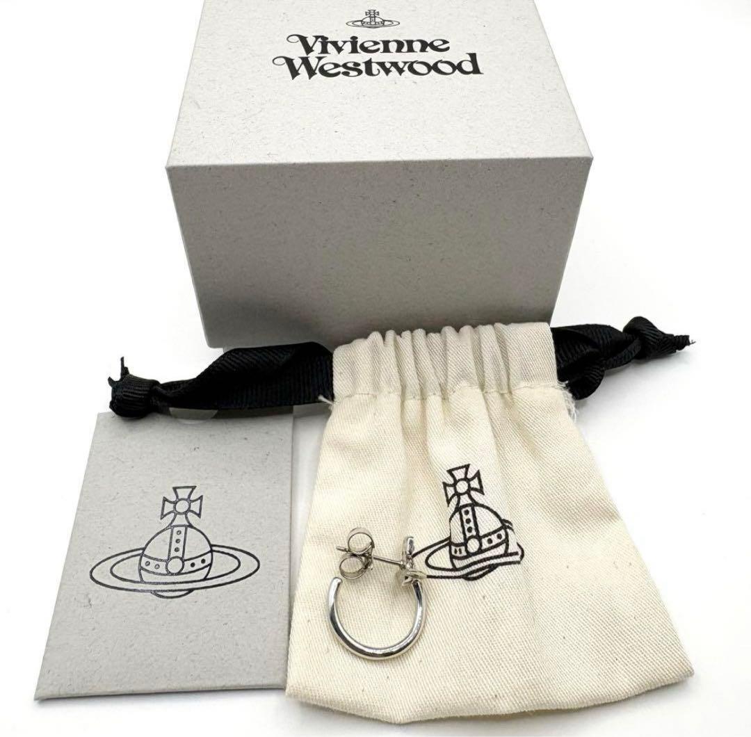 【美品☆】ヴィヴィアンウエストウッド シングルフープピアス オーブ VERA