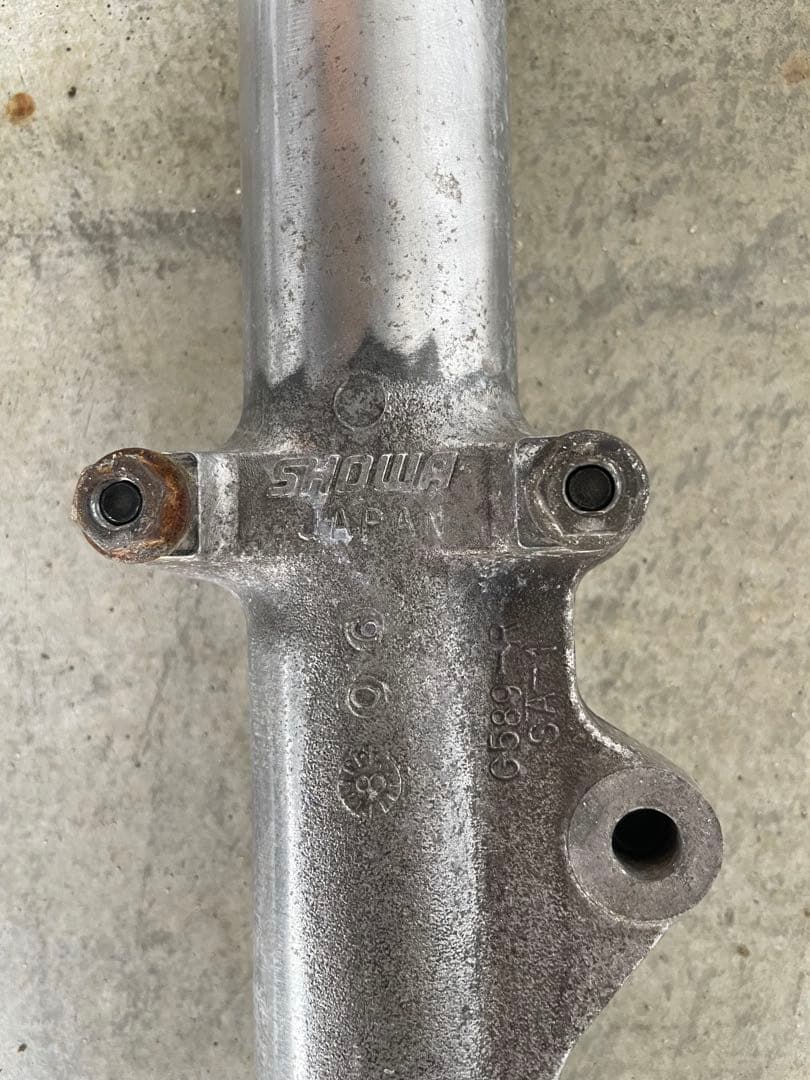 ハーレーエボスポーツスターXL1200s フロントフォーク