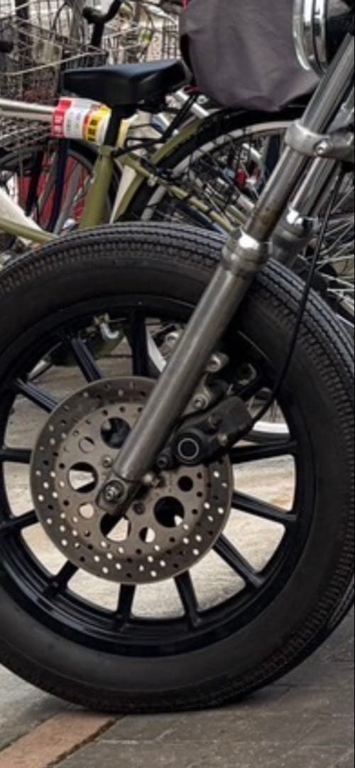 ハーレーエボスポーツスターXL1200s フロントフォーク