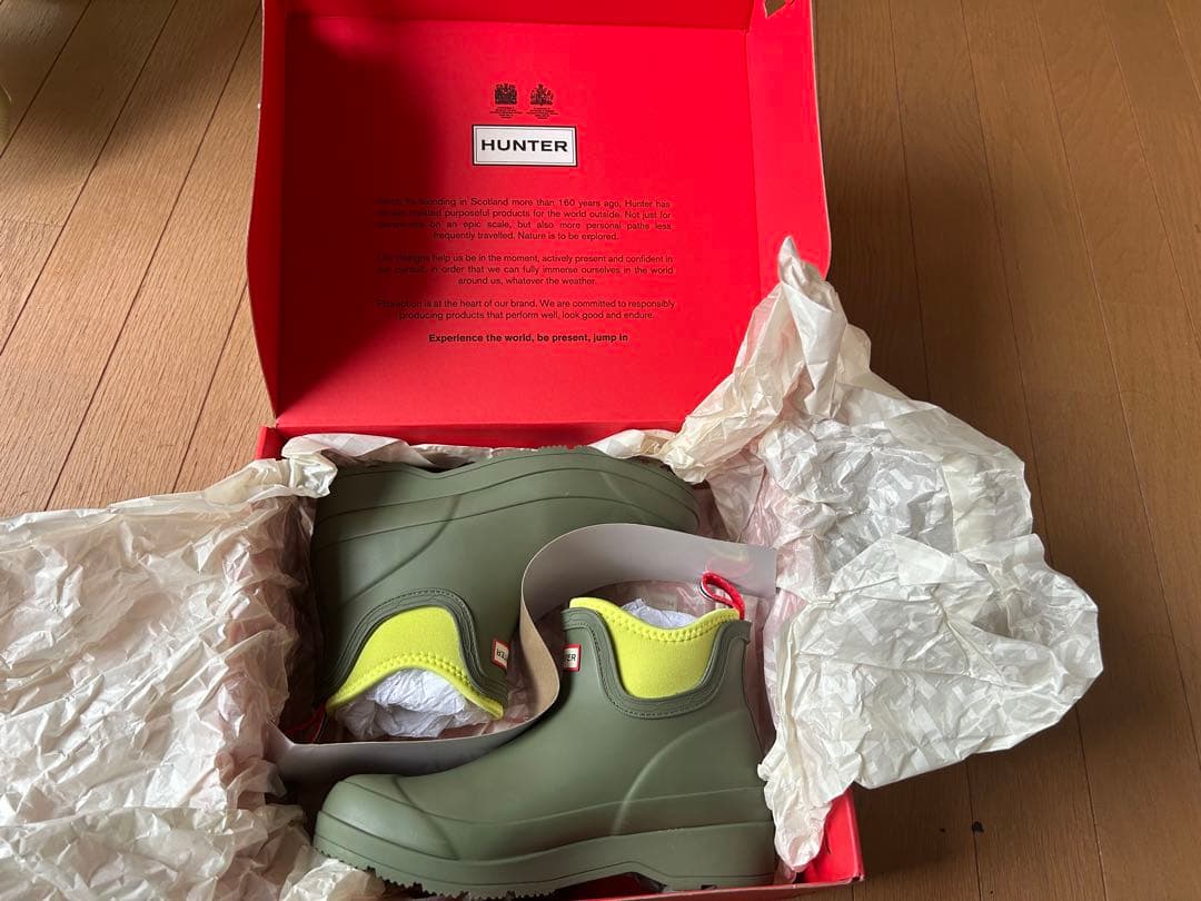 ハンター　レインブーツ　美品　EU36