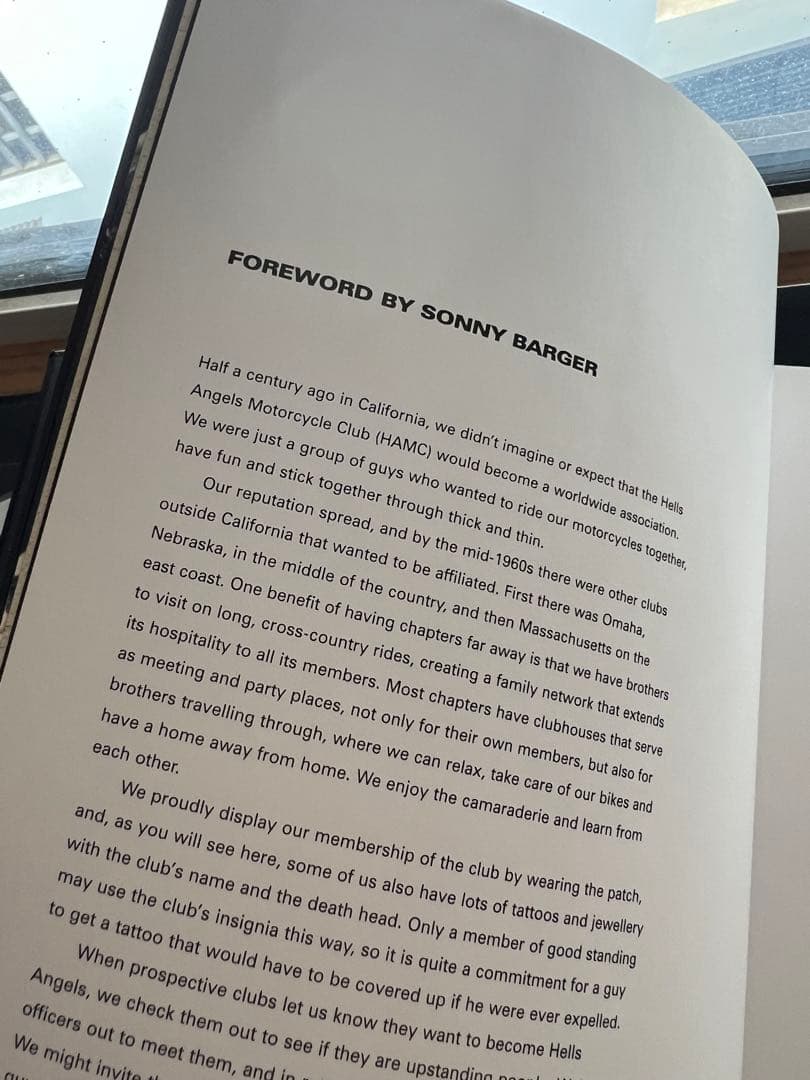 激レア　Andrew Shaylorサイン入り Hells Angels MC